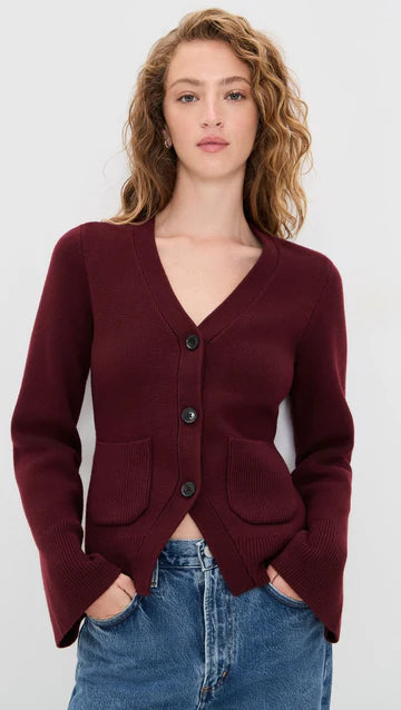 Aeron V-Neck Cardigan Sweater