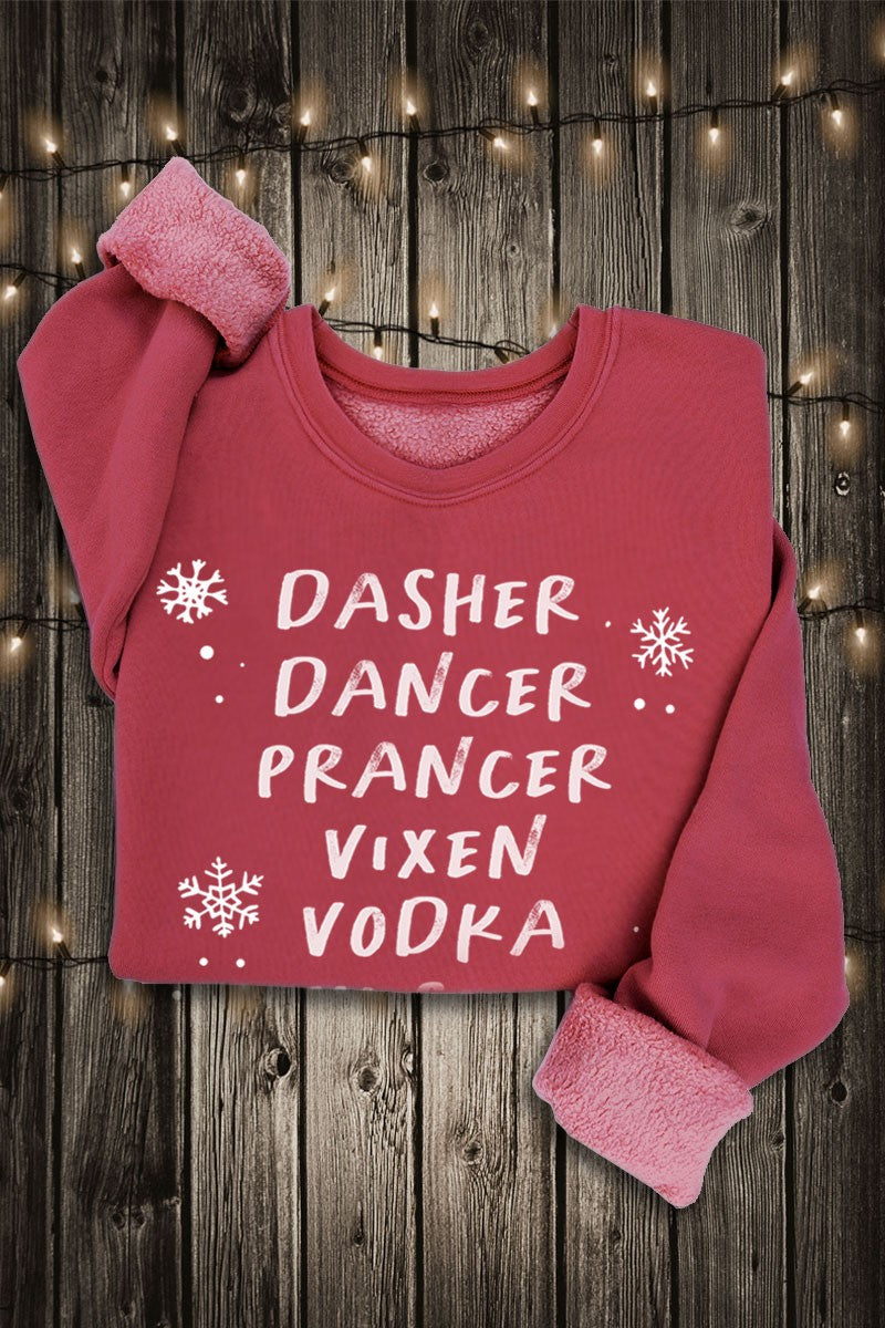 Dasher Dancer Prancer Sweatshirt