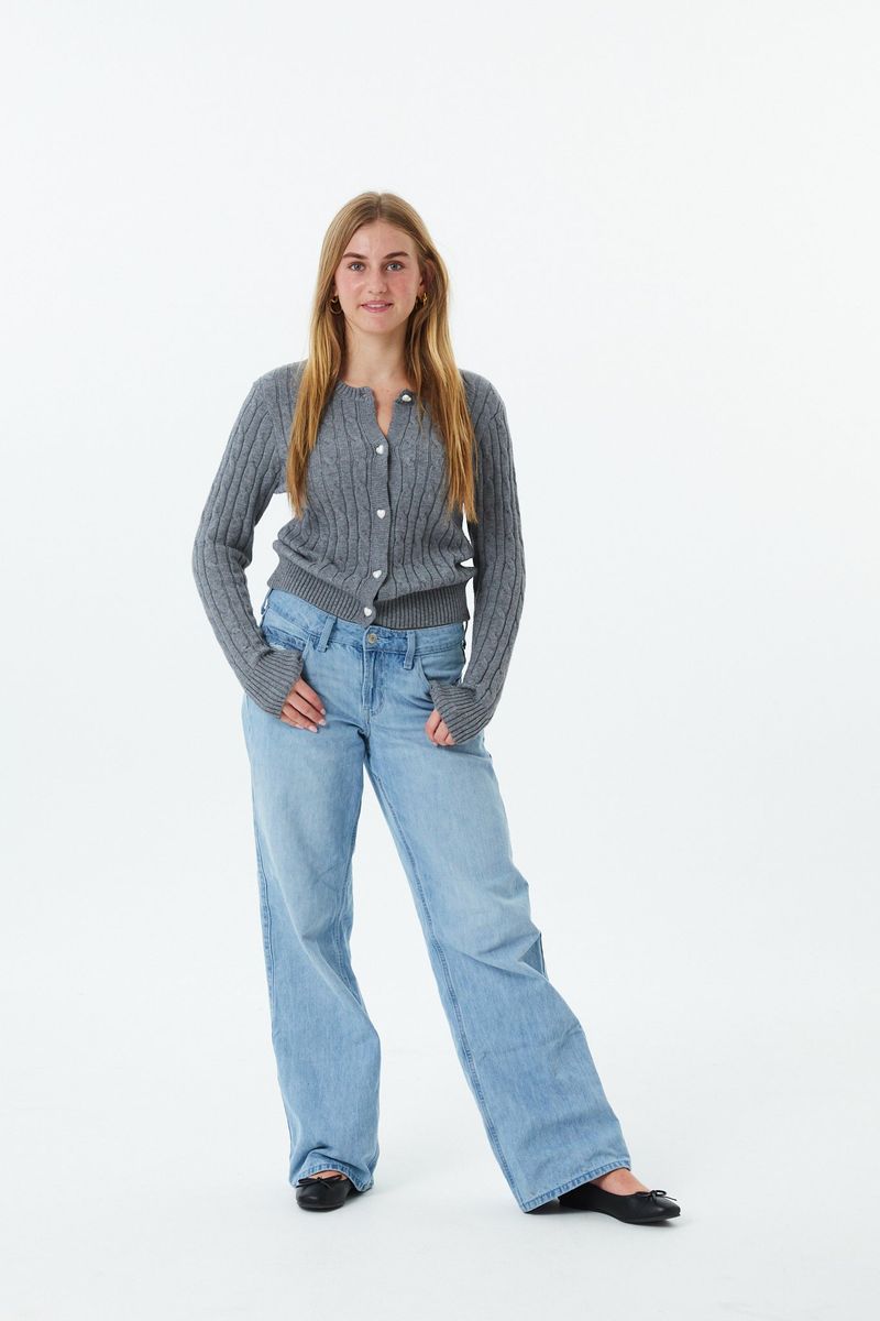 Girls Adele Cable Knit Sweater