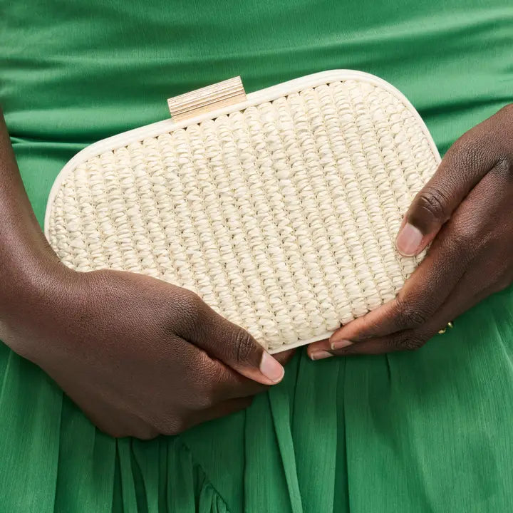 Alix Woven Clutch
