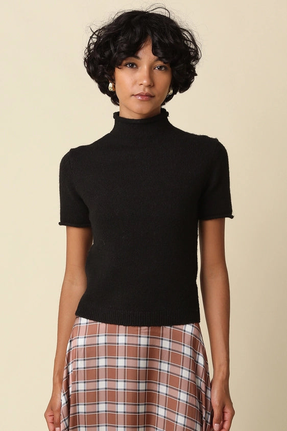 Alani Mock Neck Knit Top