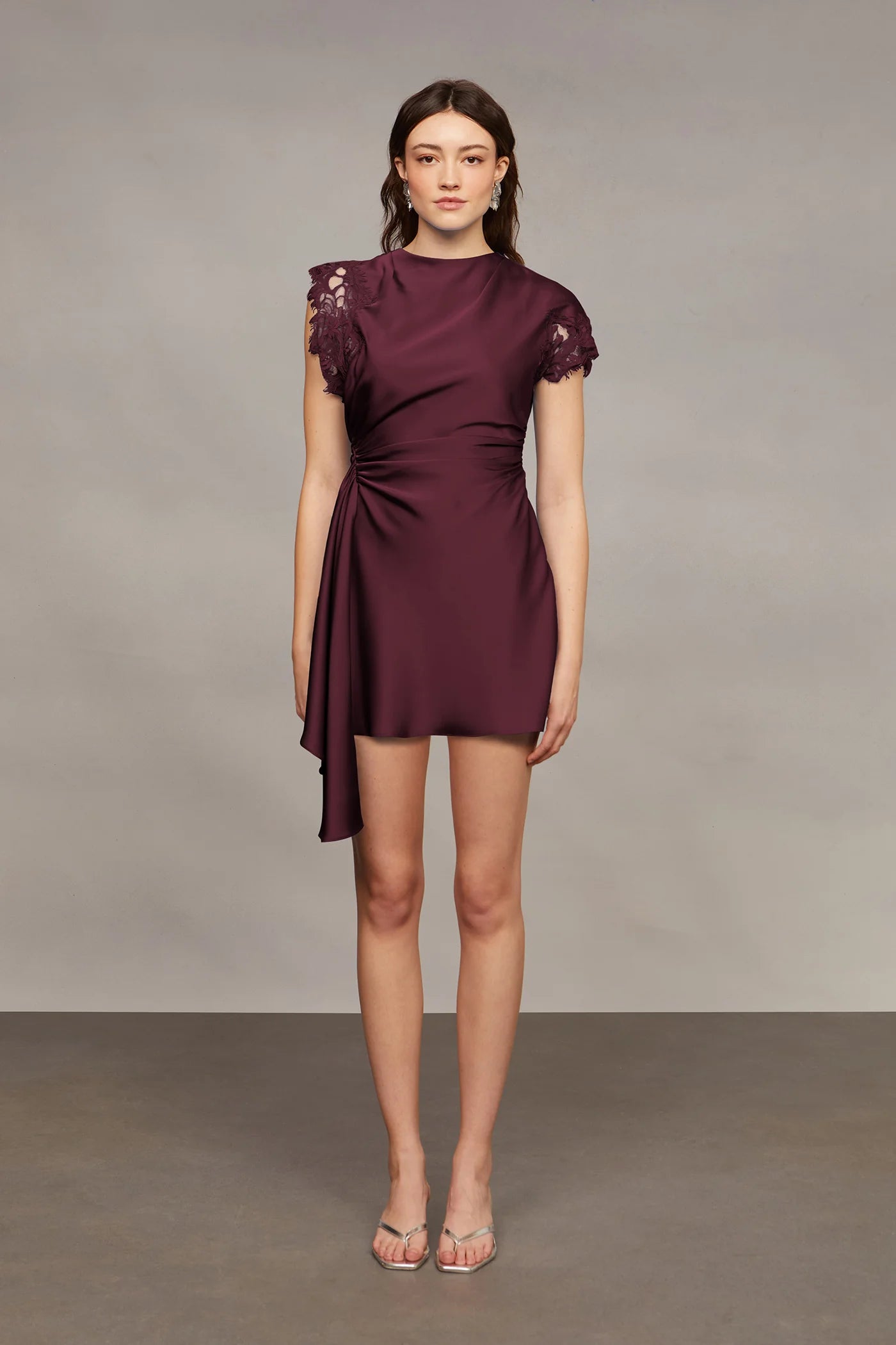 Zina Ruched Mini Dress
