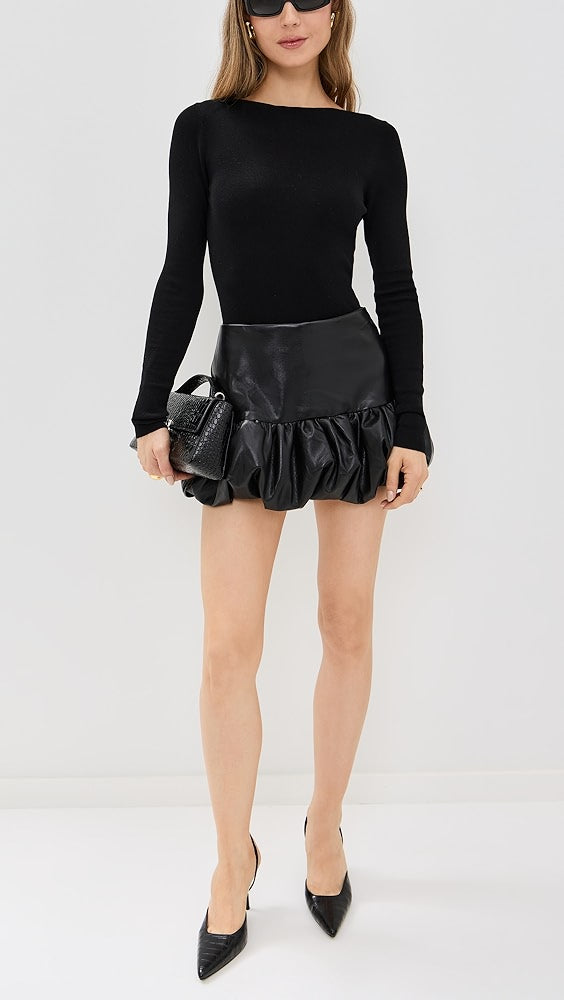 Bonaire Faux Leather Skort