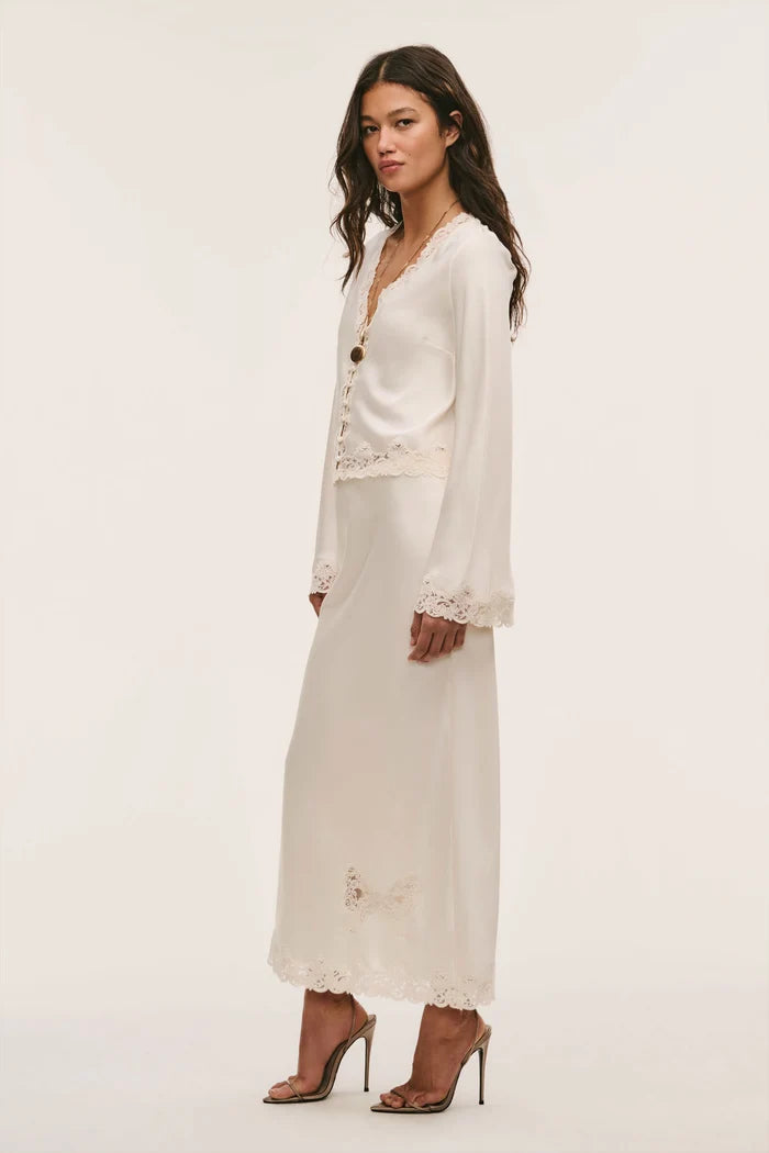 Avelaine Crepe Maxi Skirt