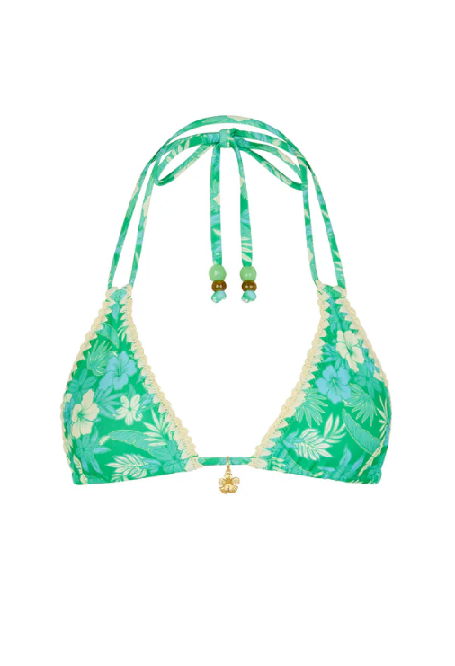 Crochet Halter Bralette Bikini Top - Barefoot Breeze