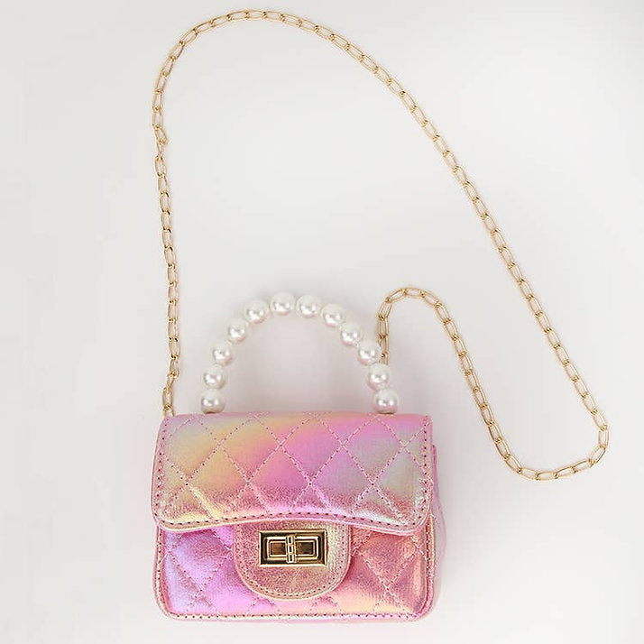 Pink Julia Quilted Purse