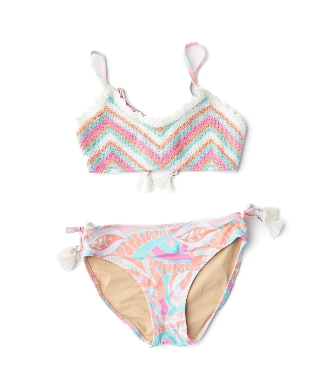 Tutti Fruity Crochet Tie Back Bikini