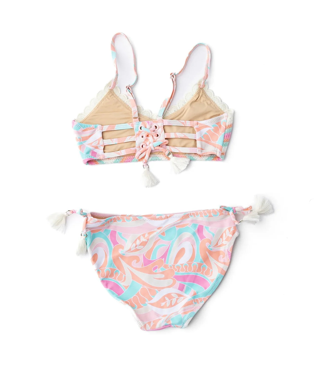 Tutti Fruity Crochet Tie Back Bikini