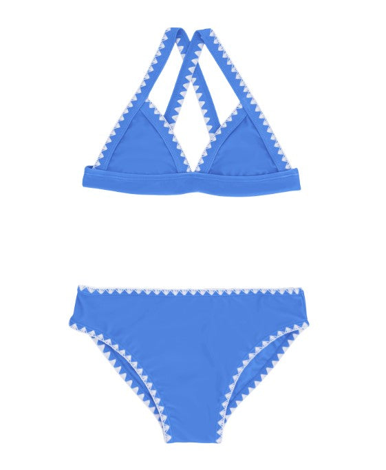 Girls Coastline Bikini - Blue Jay