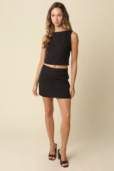 Blair Tailored Crop Top