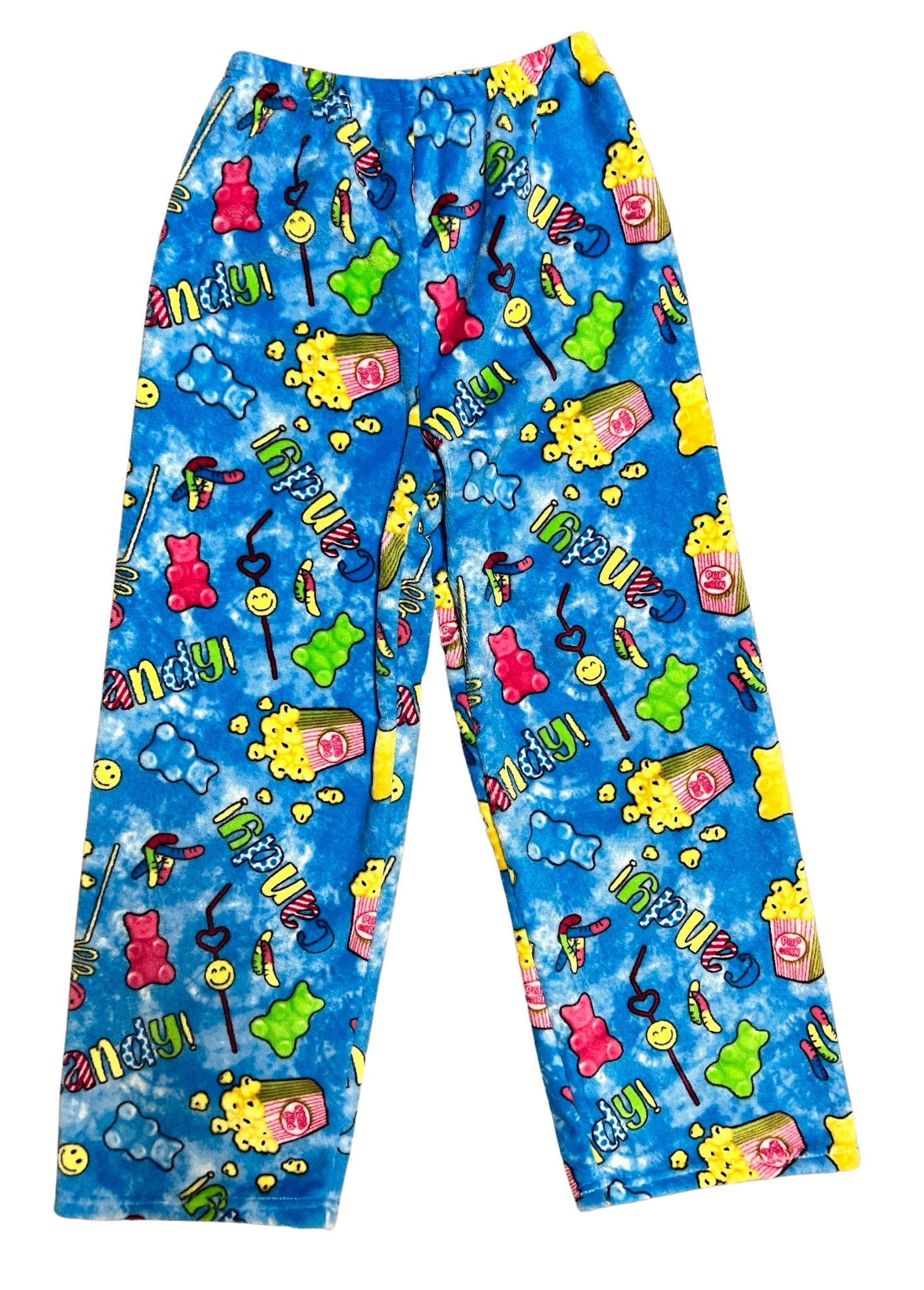 Girls Printed Fuzzy Pants