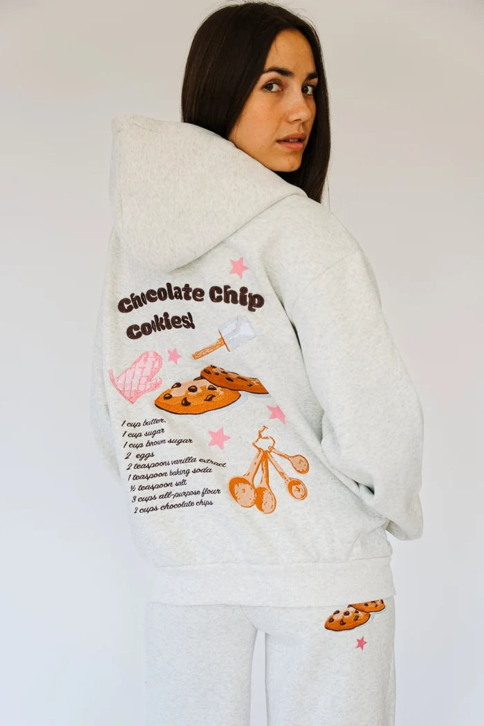 Chocolate Chip Cookies Zip Up Hoodie