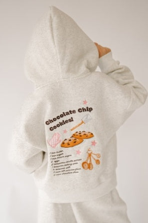 Girls Chocolate Chip Cookies Zip Up