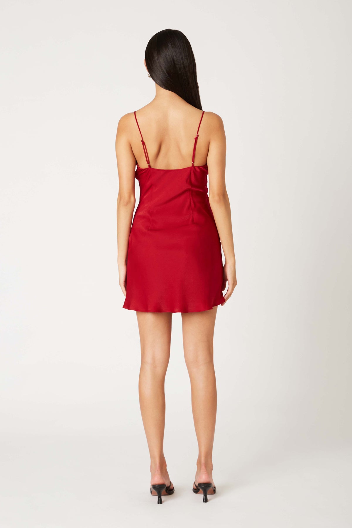Twist Front Slip Dress