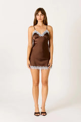 Lace Trim Slip Dress