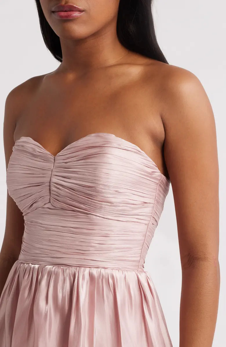 Bella Strapless Tiered Gown