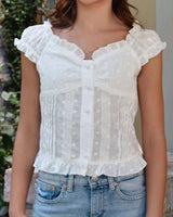 Girls Daphne Sweetheart Boho Top