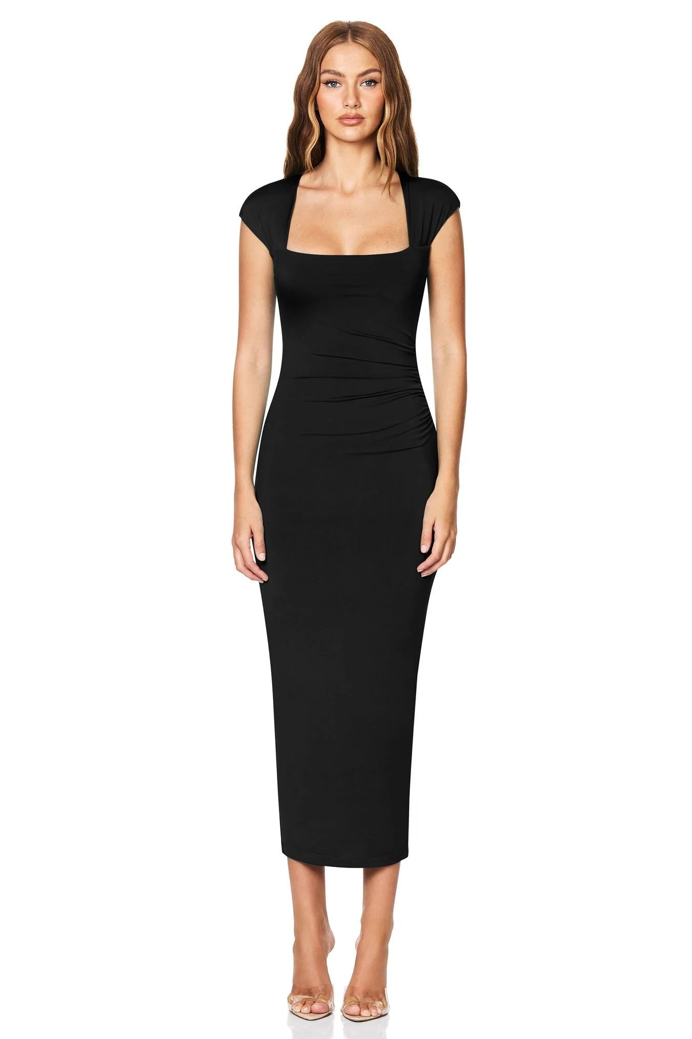 Dare Cap Sleeve Midi Dress