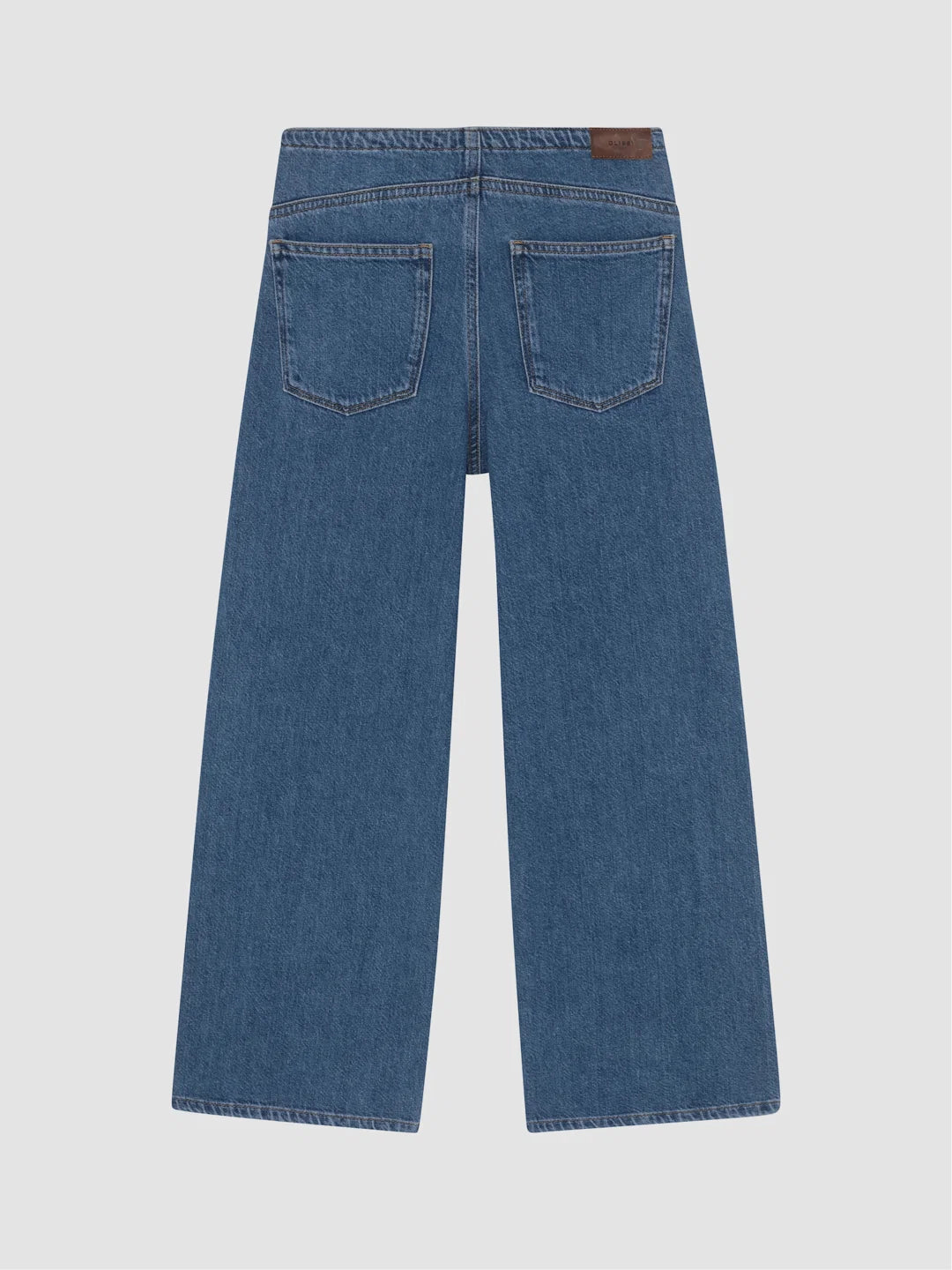 Girls Frankie Low-Slung Wide Leg Jeans - Denim Dream
