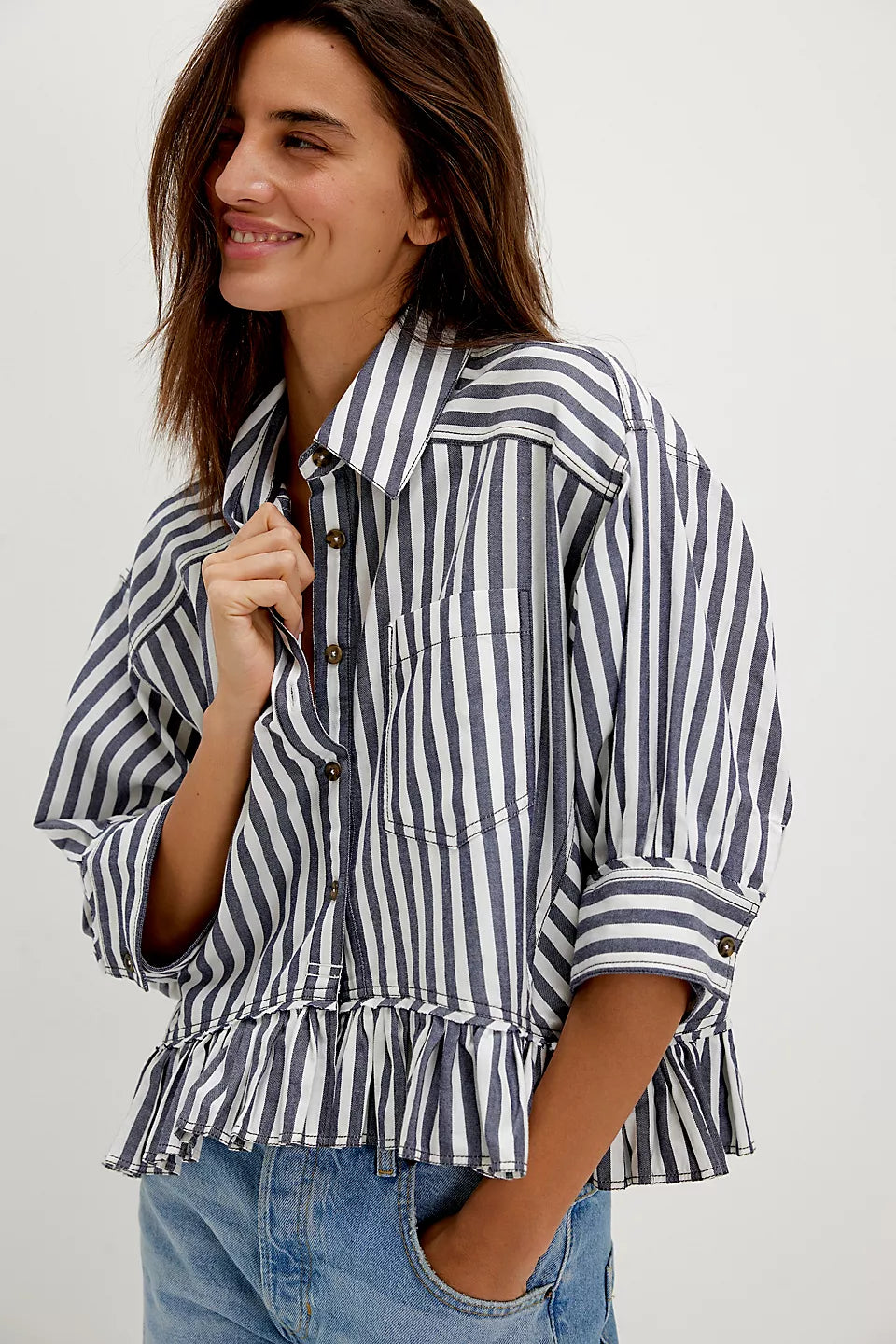 We The Free Bailey Stripe Shirt