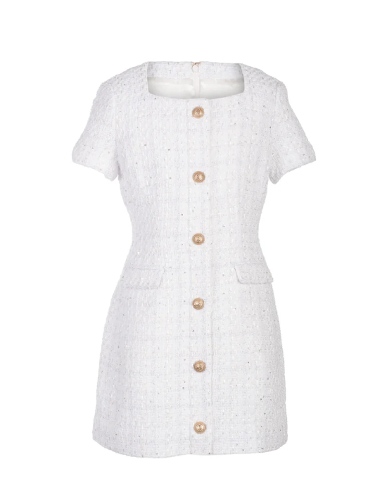 Girls Dylan Tweed Dress