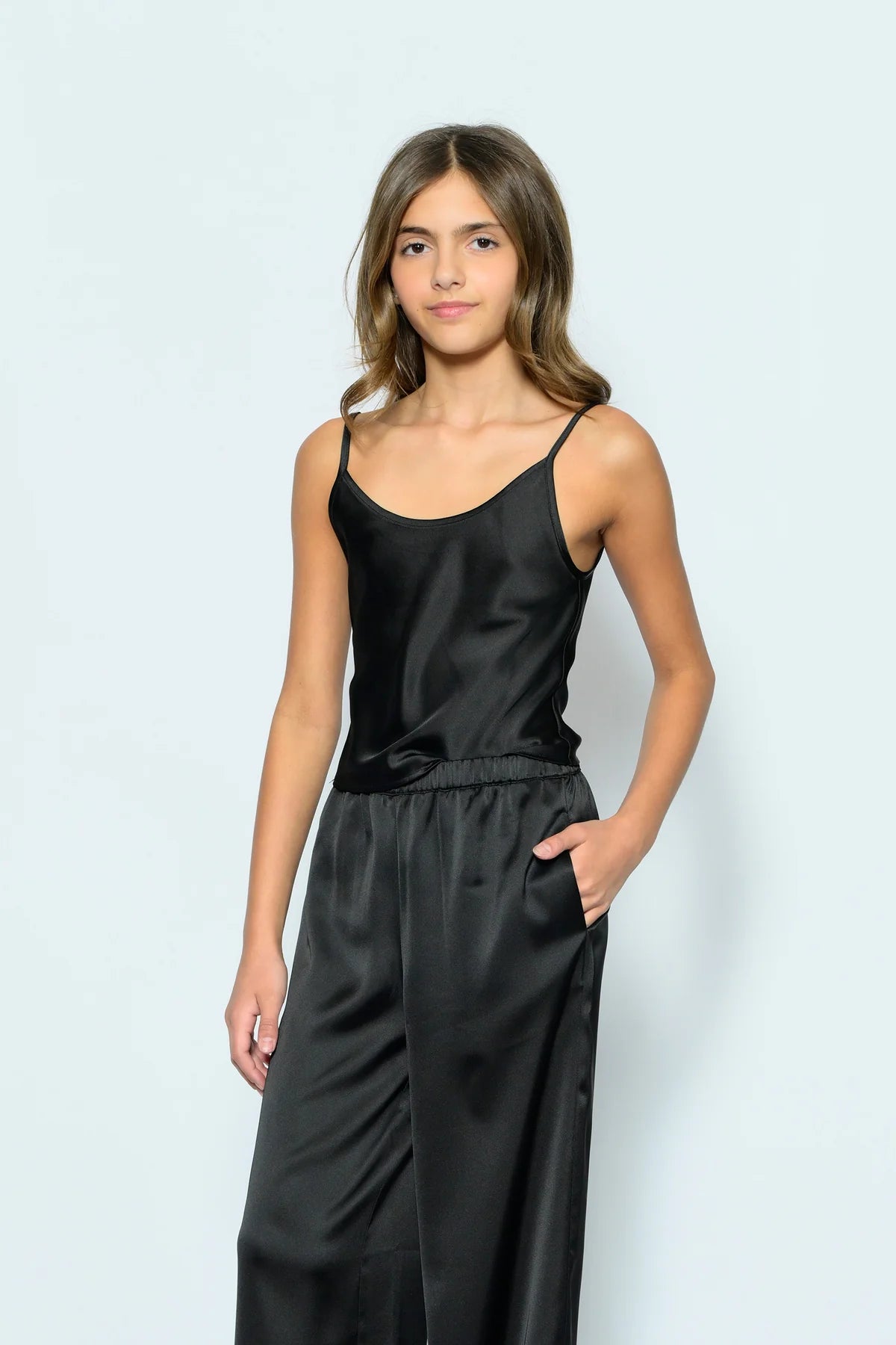 Girls Emma Satin Cami Top