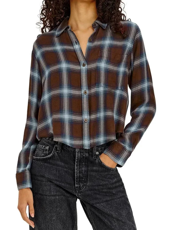 Malin Shirt - Espresso Indigo