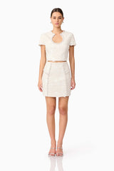 Ellouise Embellished Tweed Set