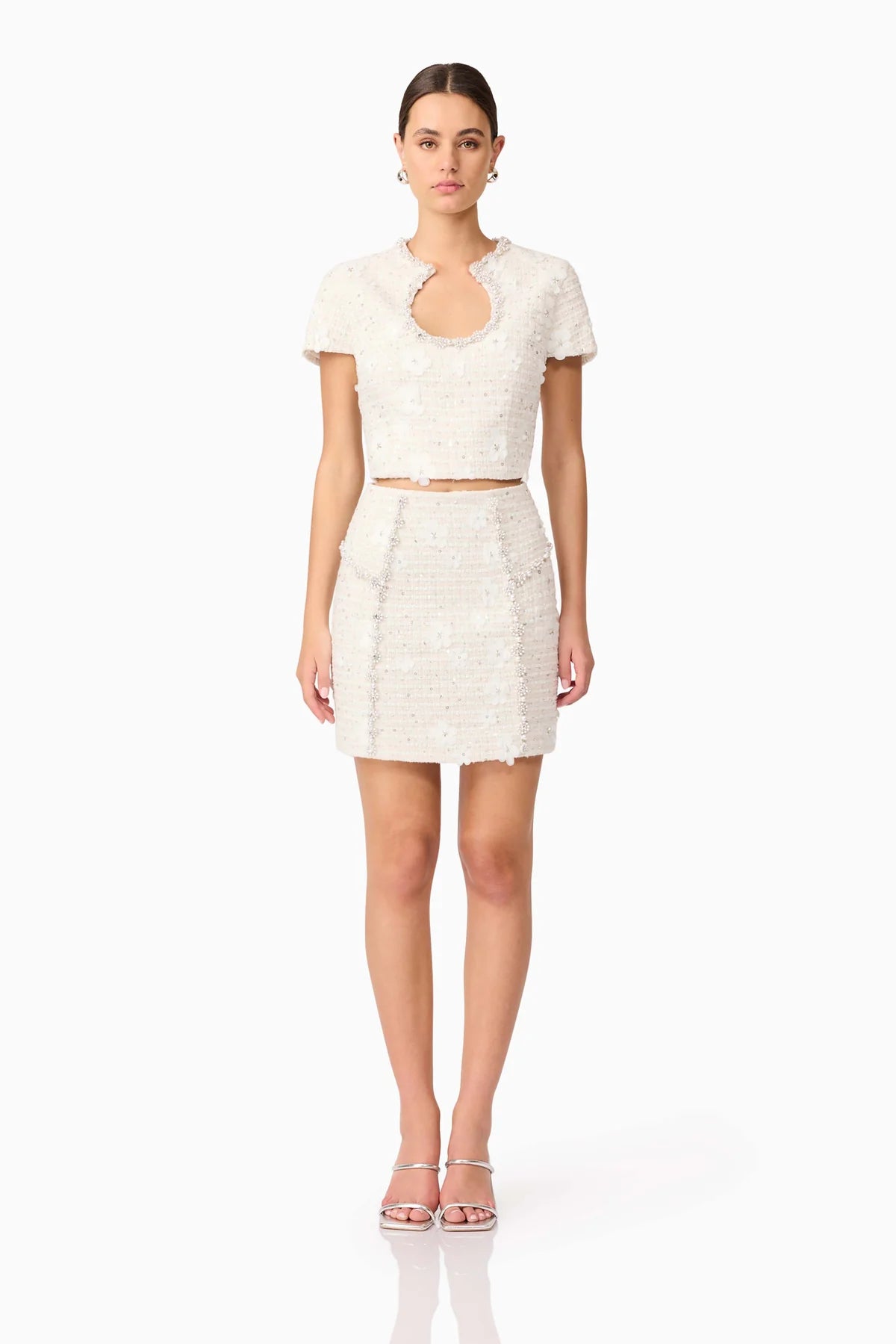 Ellouise Embellished Tweed Set