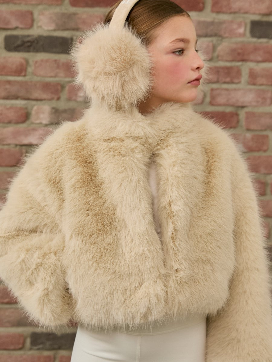 Girls Faux Fur Jacket