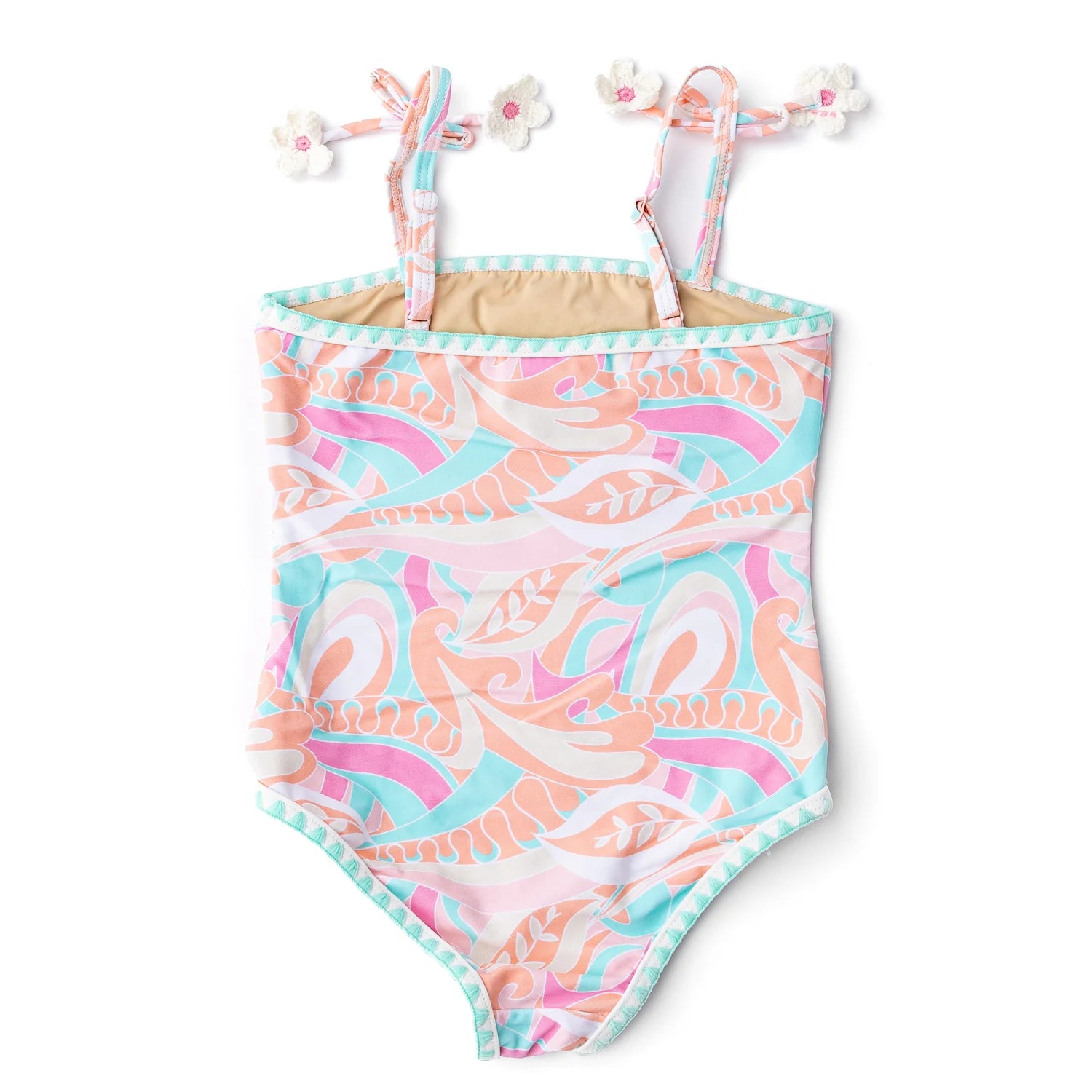 Tutti Fruity Crochet Pom Pom Swimsuit