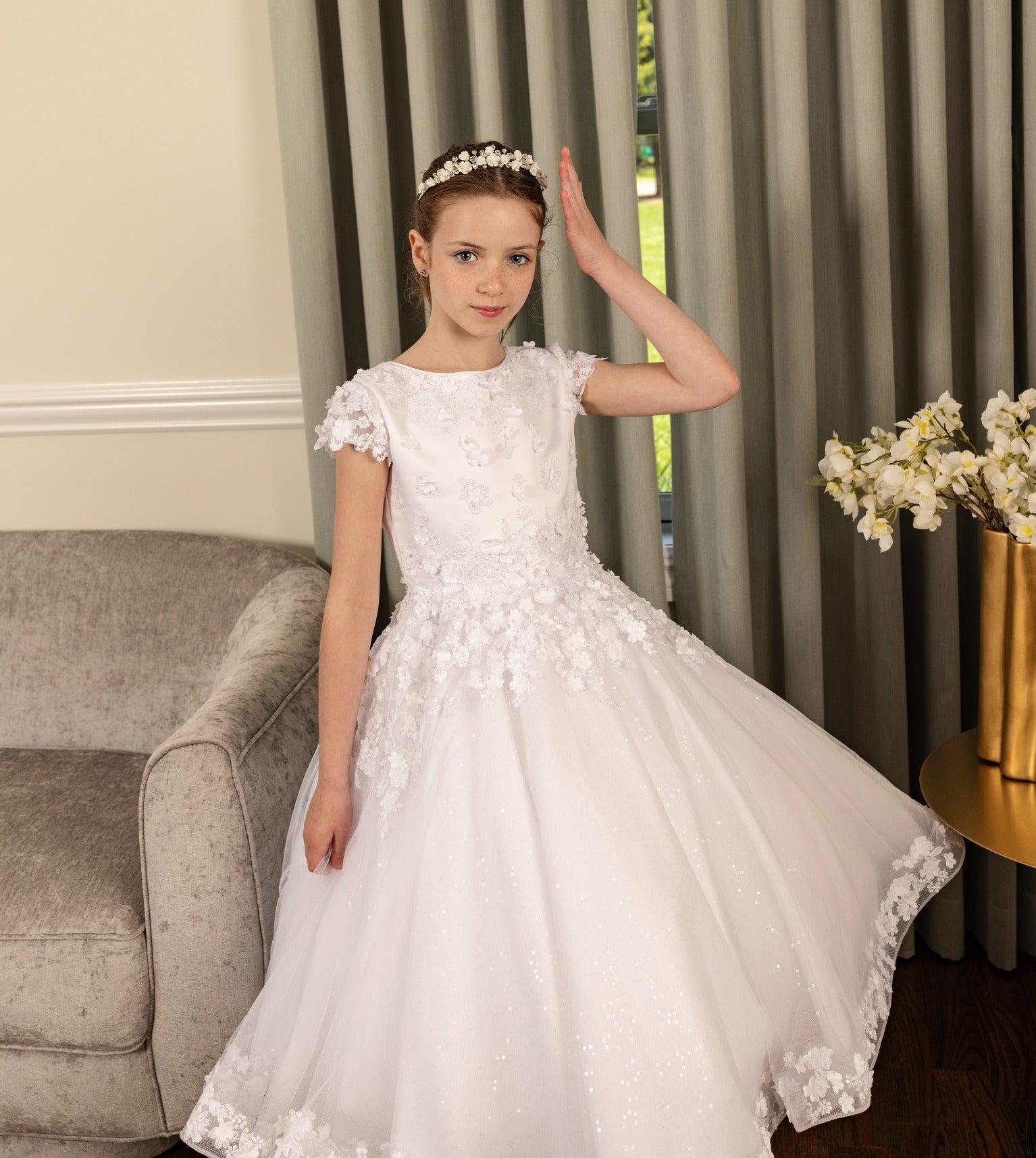 Joan Calabrese Communion Dress style 126606