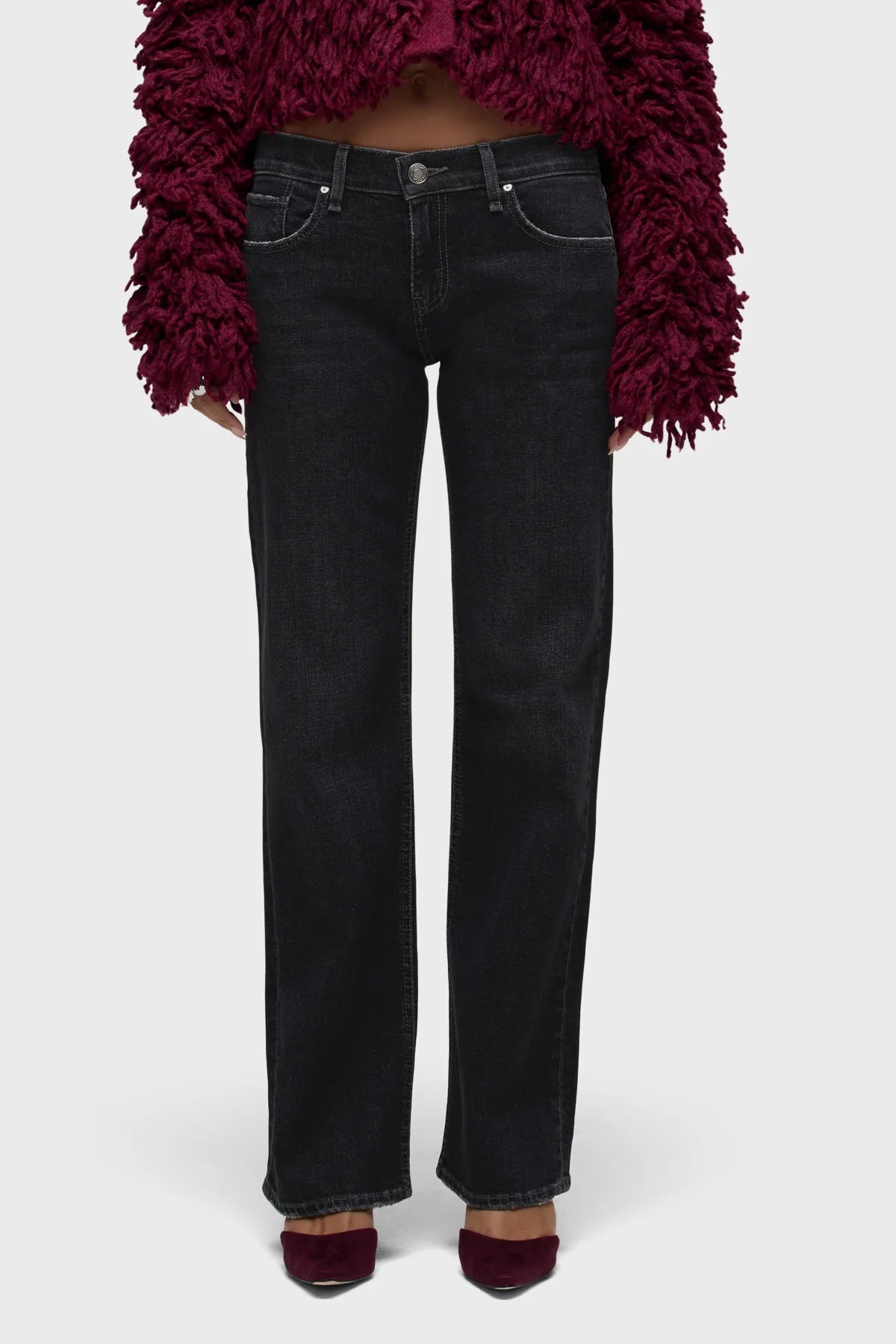 Kelli Loose Straight - Washed Black