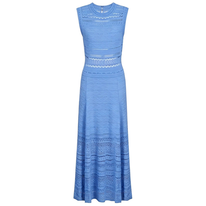 Openwork Knit Maxi Dress