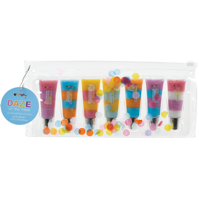 Girls Days of the Week Lip Gloss Set