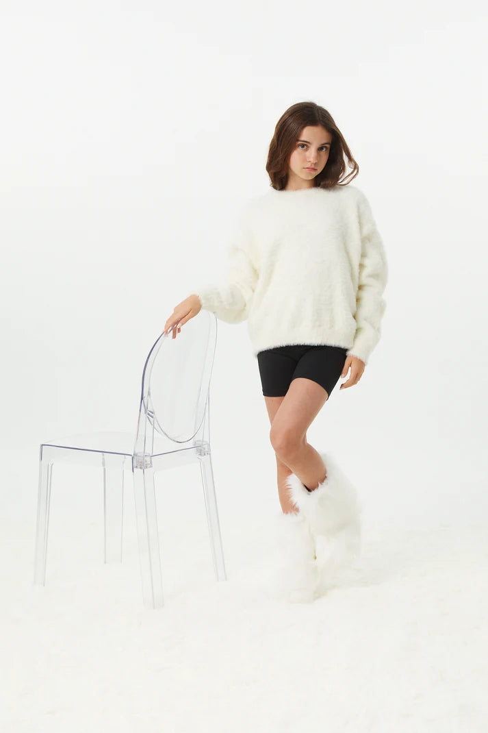 Girls Maya Drop Shoulder Sweater