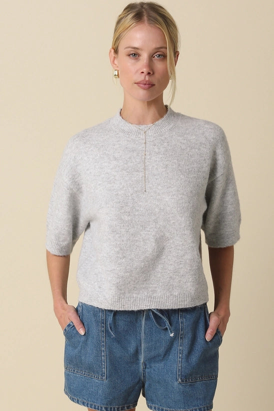 Parker Half-Sleeve Sweater