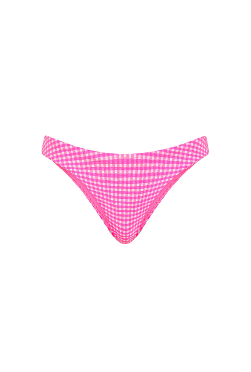Minimal Coverage Bikini Bottoms - Pink Diva