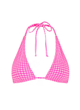 Halter Bralette Bikini Top - Pink Diva