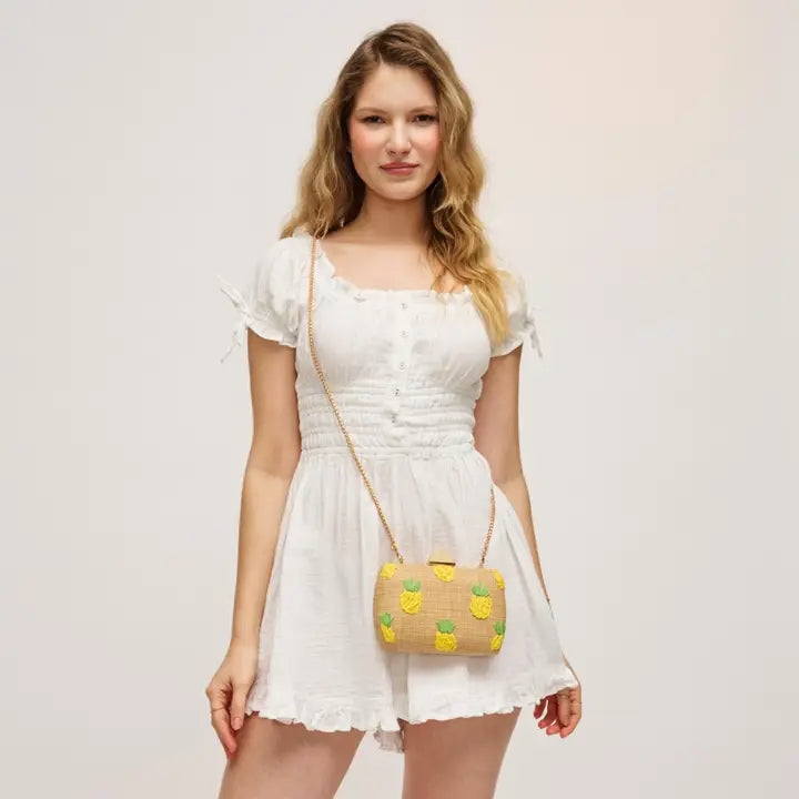Pineapple Pebbles Clutch