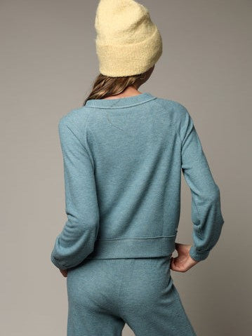 Girls Raglan Long Sleeve Jumper