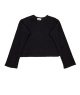 Girls Rickie Waffle Long Sleeve Top