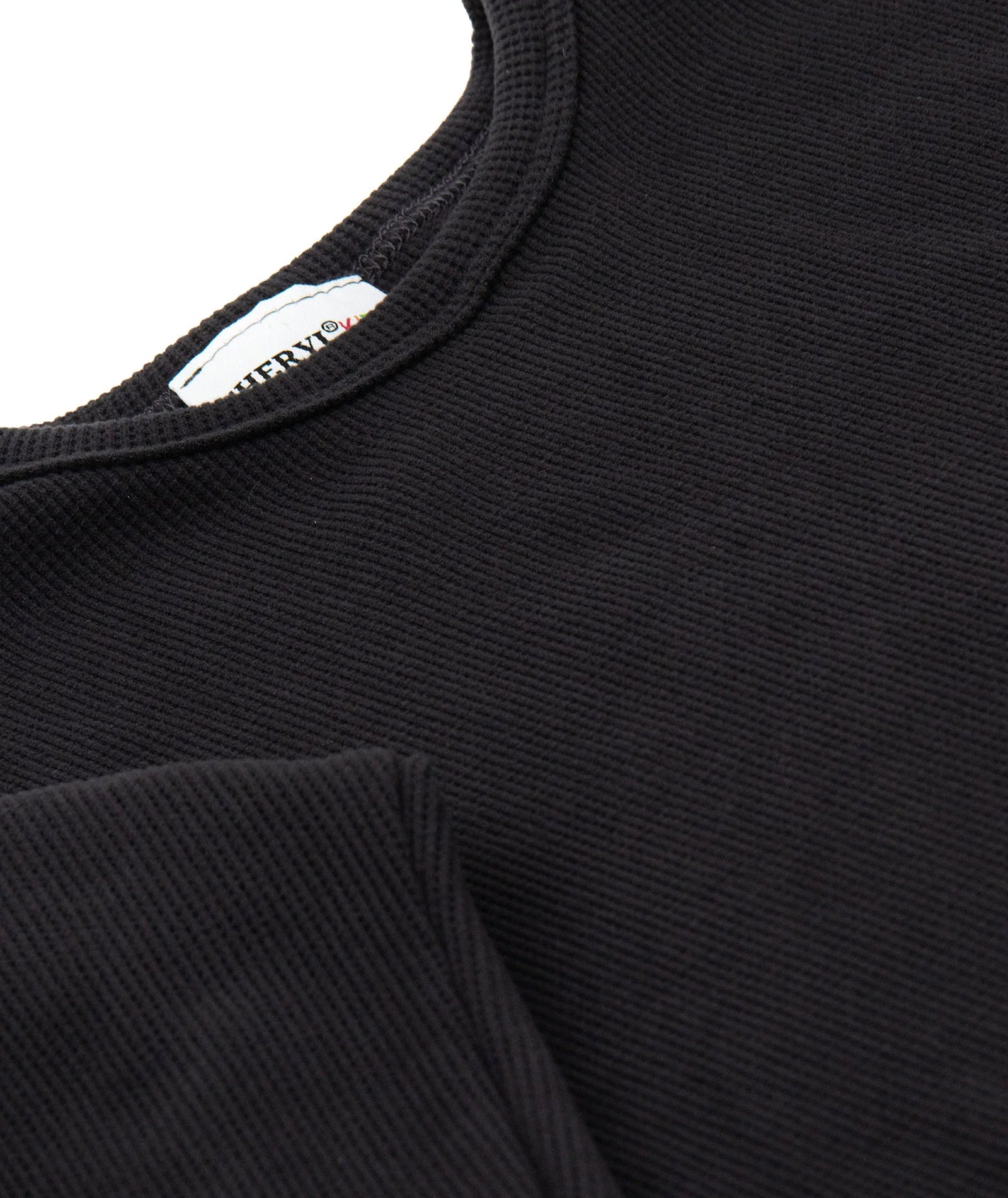 Girls Rickie Waffle Long Sleeve Top