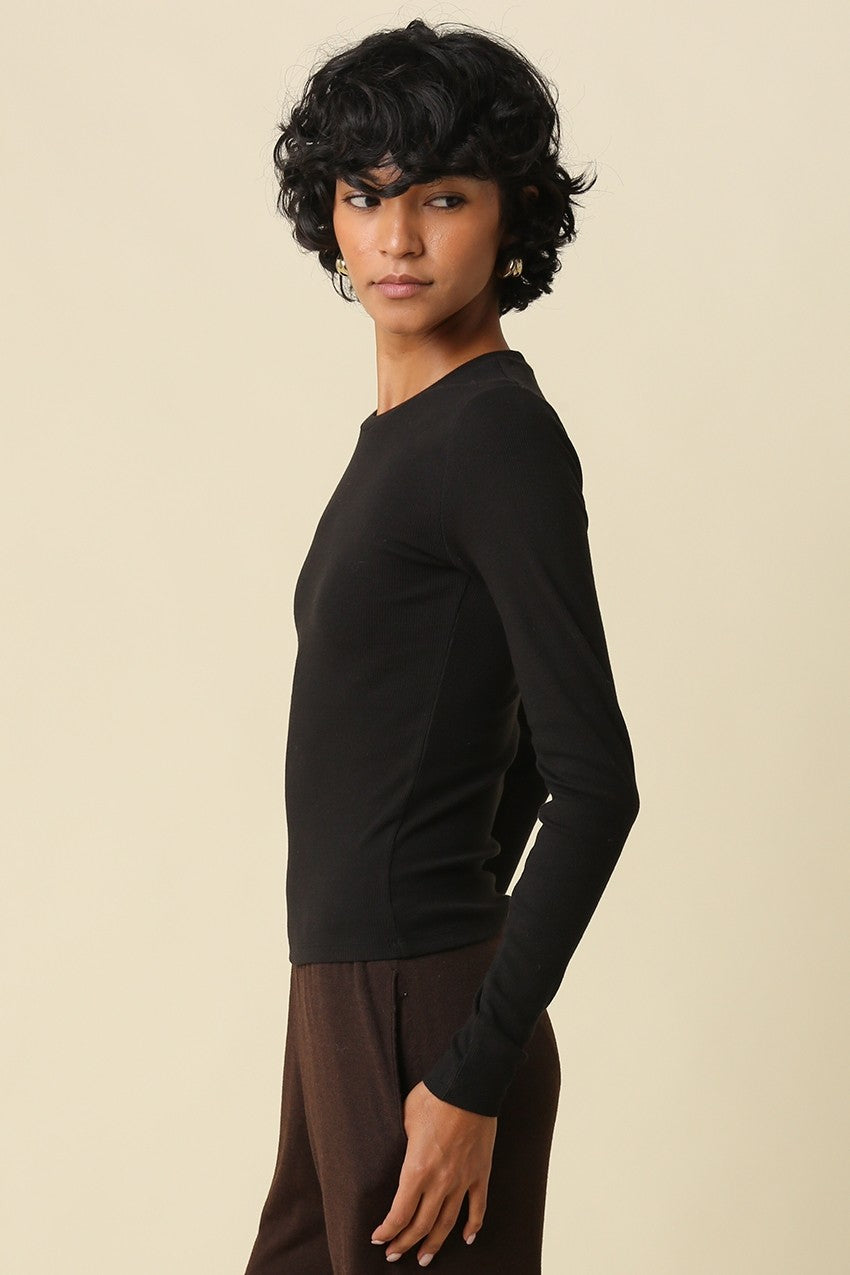 Rimi Slim Fit Crew Neck Top
