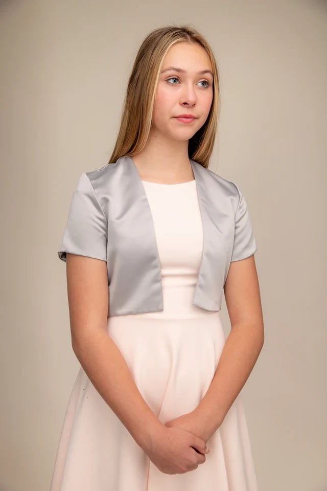Girls & Juniors Satin Bolero Jacket
