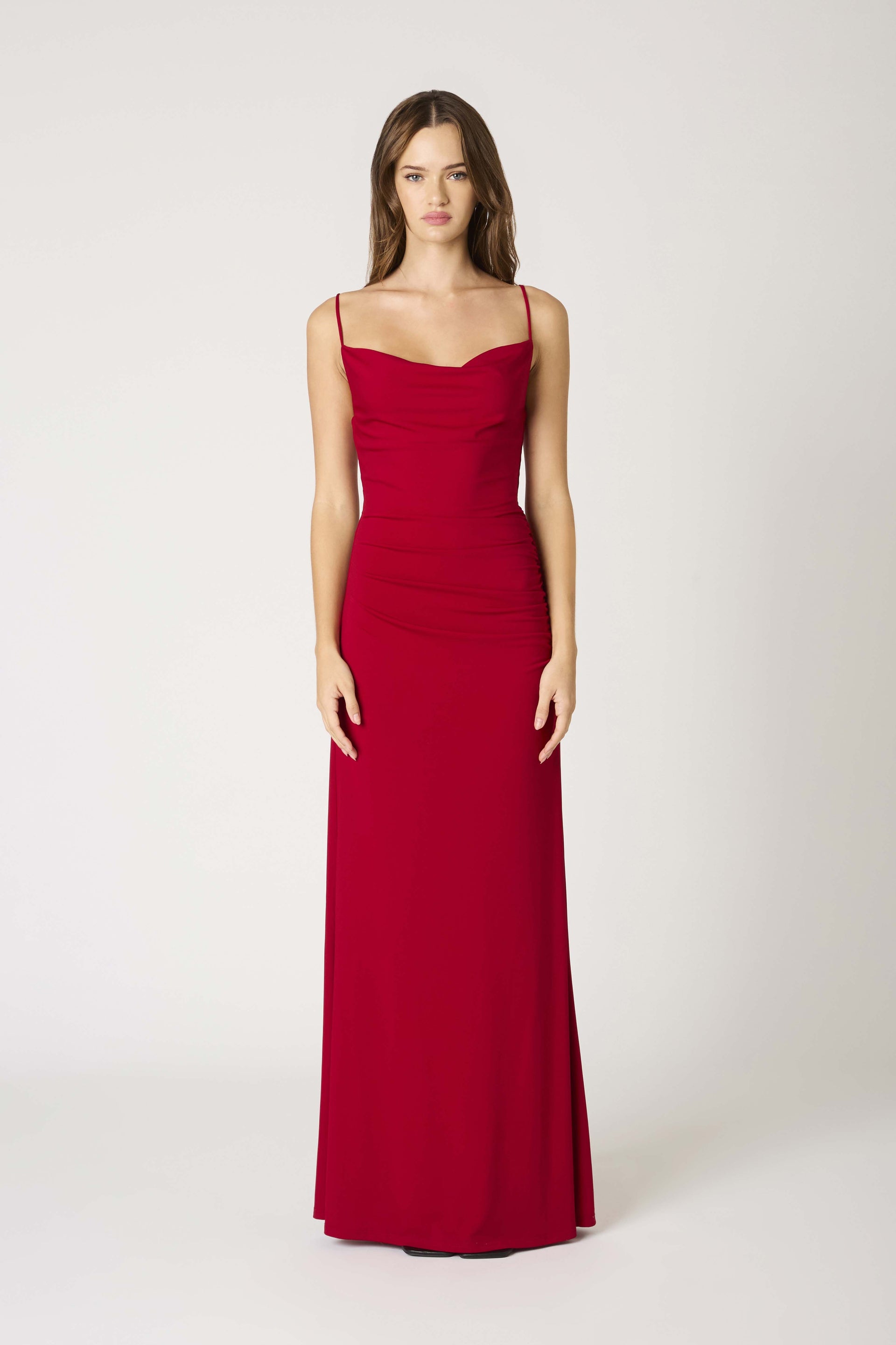 Cowl Neck Maxi Dress