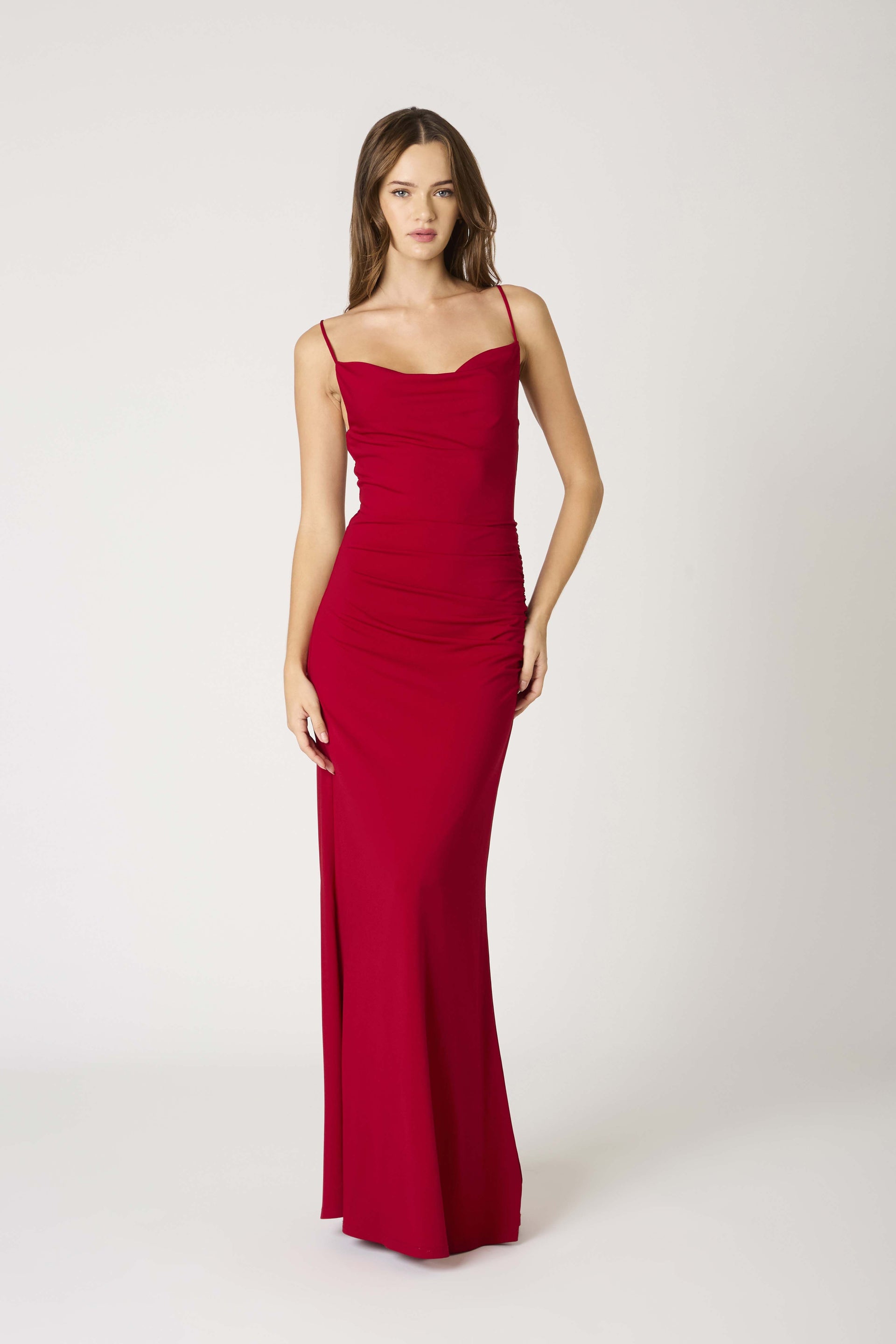 Cowl Neck Maxi Dress
