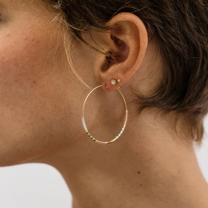 Miyuki Seed Bead Hoops