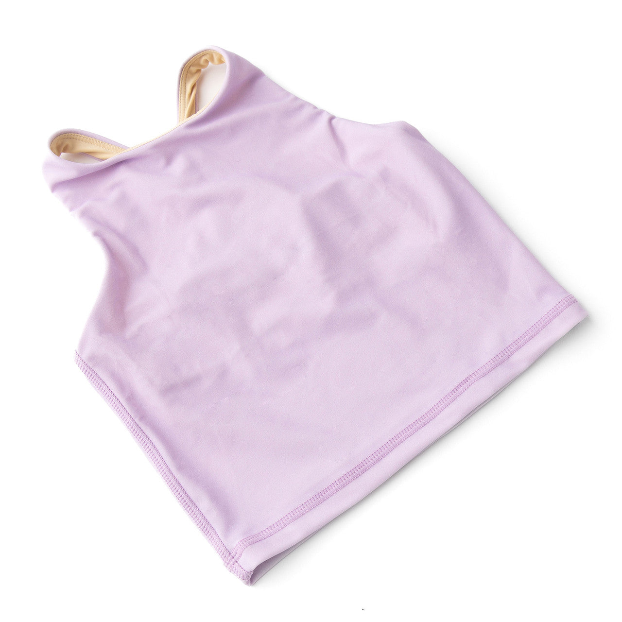 Purple Cross Back Active Pleated Skirt Set