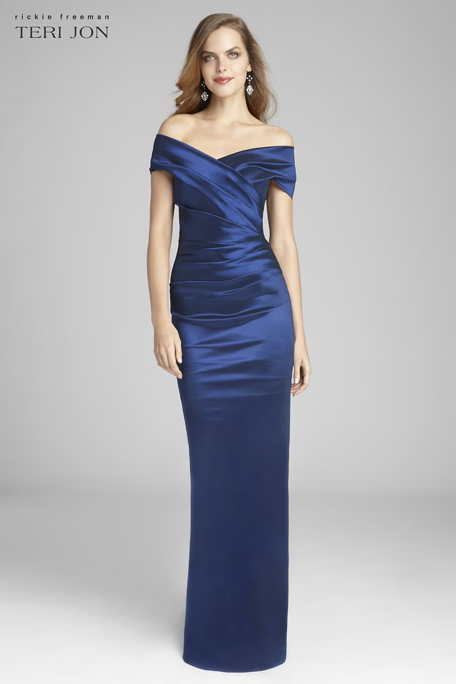 Off The Shoulder Stretch Portrait Gown